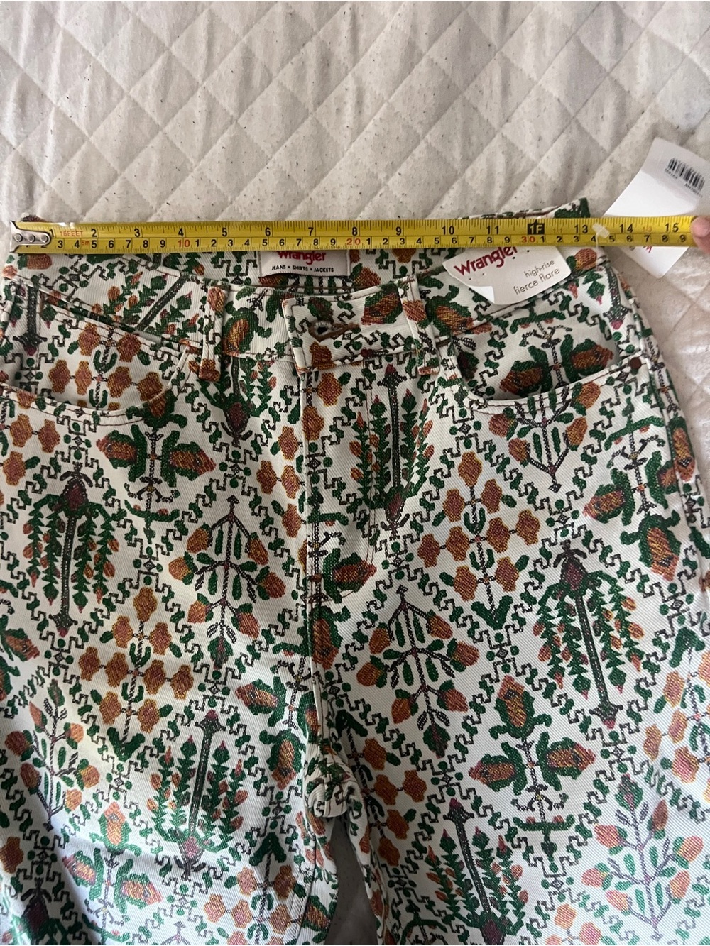 Wrangler Viral Boho Cowgirl Jeans, Western, Carnival, Cottage Farm Core, Y2k - Picture 4 of 14
